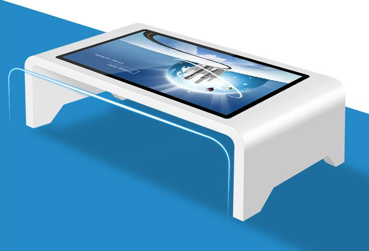 觸摸茶幾智能游戲互動茶幾一體機桌面式觸摸屏查詢機電容多點觸控洽談桌